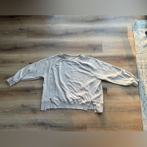 American Eagle Outfitters Tan Crewneck Sweatshirt